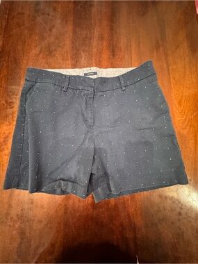 Nautica Navy Microdot Cotton Shorts